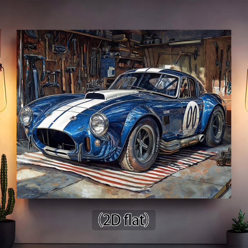 1Vintage Racing Garage Backgro - Workshop Tools Background recension och pris