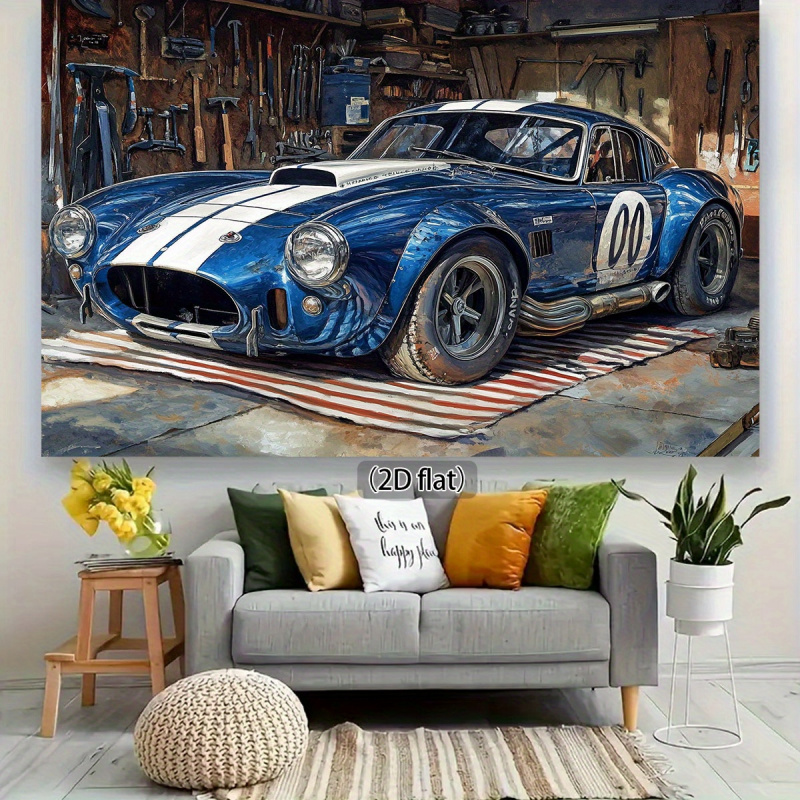 1Vintage Racing Garage Backgro - Workshop Tools Background recension och pris