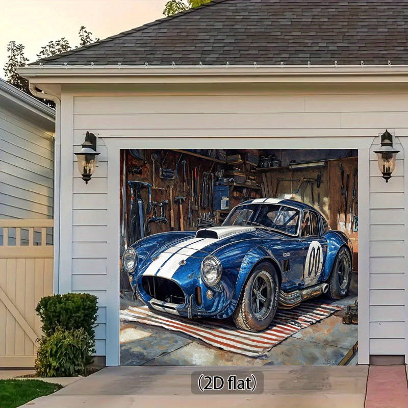 1Vintage Racing Garage Backgro - Workshop Tools Background recension och pris