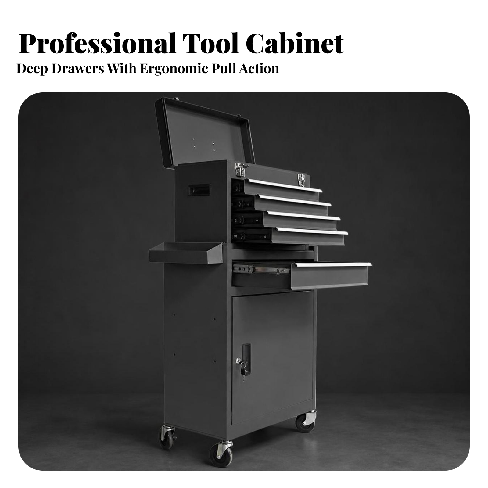 Tool Cart with Wheels Keyed Lo - Workshop Tools Trolley recension och pris